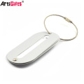 Wholesale Custom Cheap High quality aluminium metal luggage tag